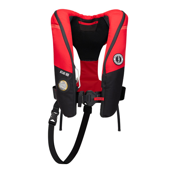 MD3195E1 Atlas 190 DLX Hammar Life Jacket Red-Black