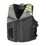 MV3600 Young Adult Rev Foam Vest Gray-Lt Gray-Fluorescent Yellow Gre