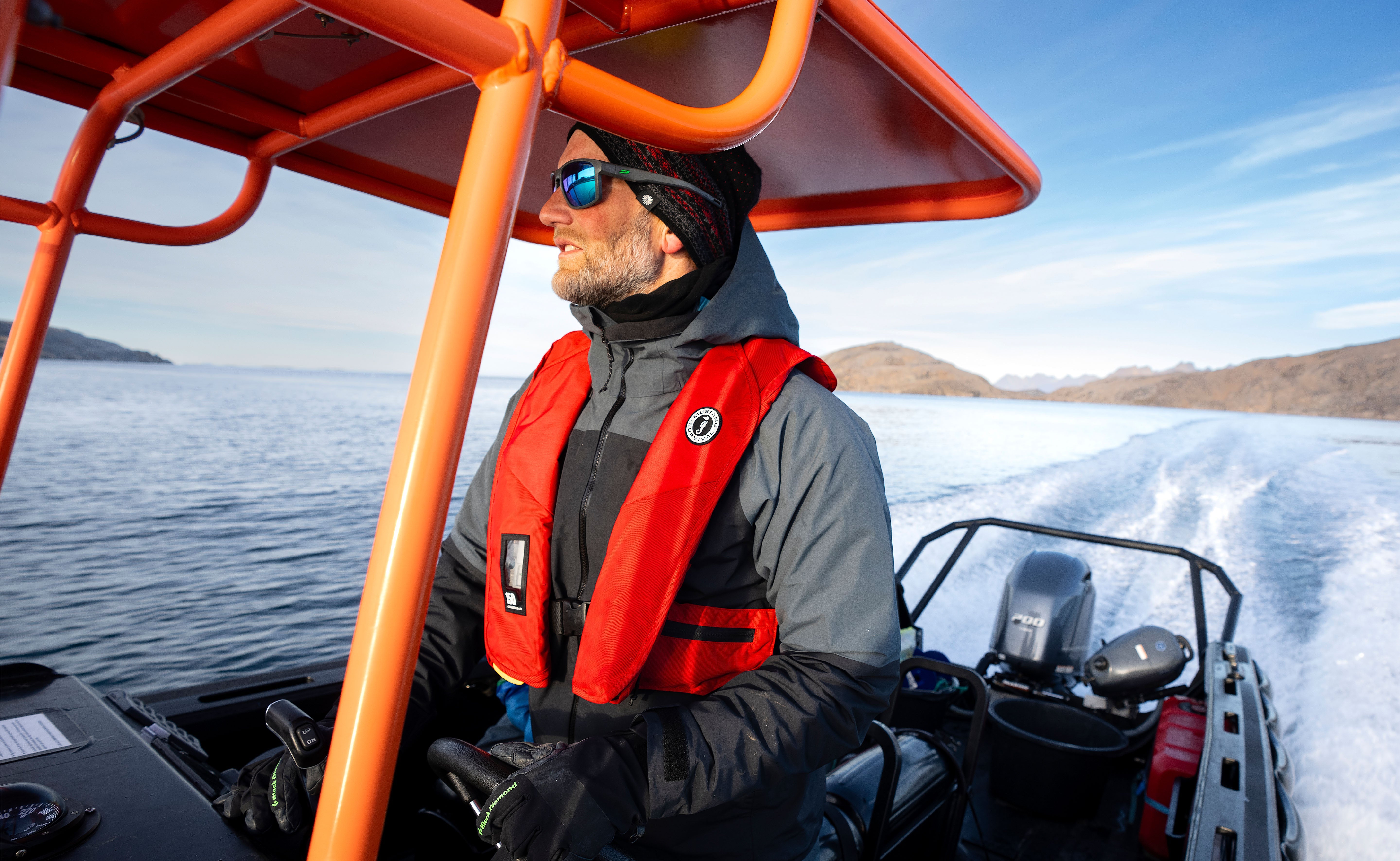 on the shoreline docking a boat