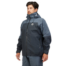 MJ1100 Men's Taku Essential Waterpoof Jacket Black-Admiral Grey