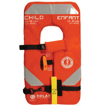 MV8035 SOLAS Type 1 Child Life Jacket Orange