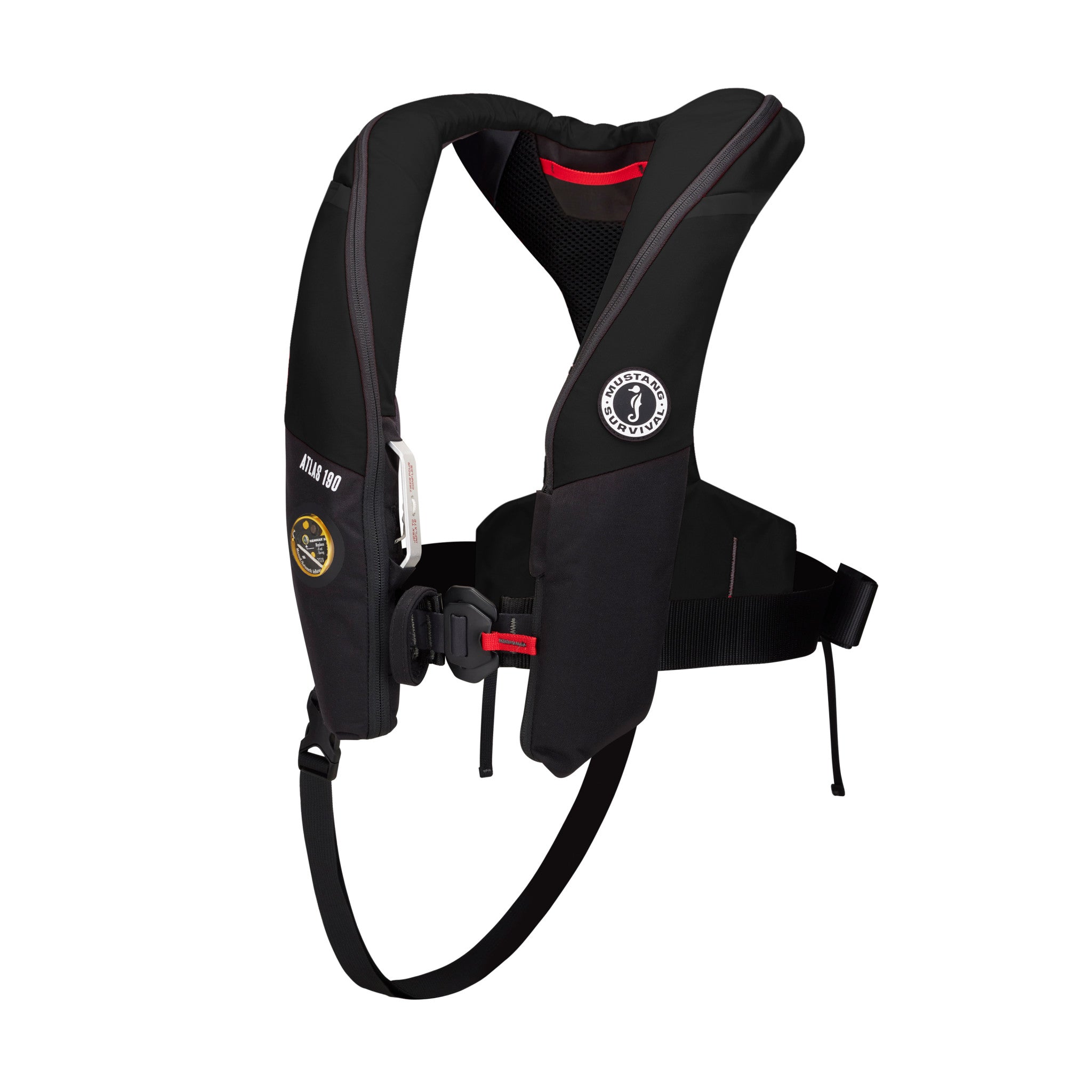 MD3195E1 Atlas 190 DLX Hammar Life Jacket Black