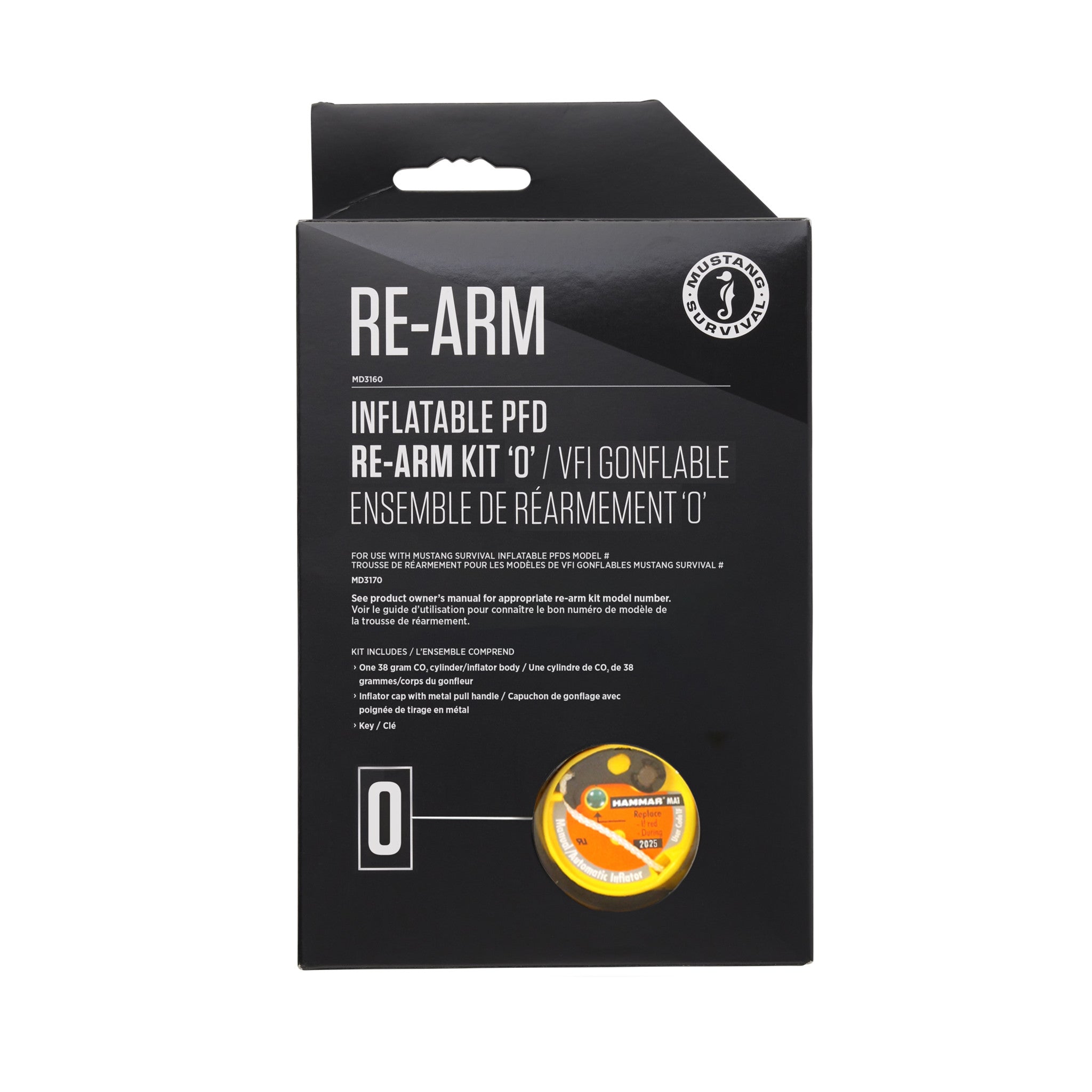MA3160 Re-arm Kit O - 38g Hammar w/ Metal Handle (UL/ULC) 