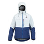 MJ1300 Men's Taku Elite Waterproof Jacket Pebble Grey-Neptune Navy