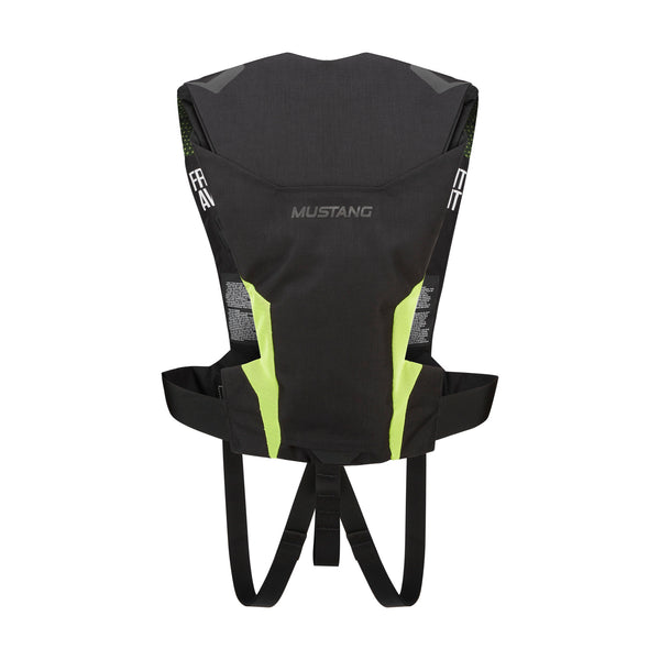 MD6254 EP 38 Ocean Racing Hydrostatic Inflatable Vest Black-Fluorescent Yellow Green