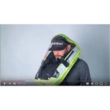 MD6254 EP 38 Ocean Racing Hydrostatic Inflatable Vest Black-Fluorescent Yellow Green